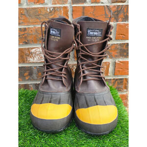 SERVIS Thermolite Cold Weather Steel Toe Work Boots, Men’s Size 9